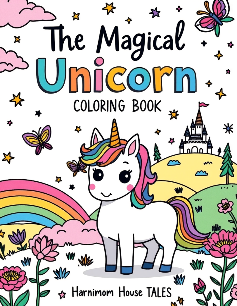 Unicorn Coloring book