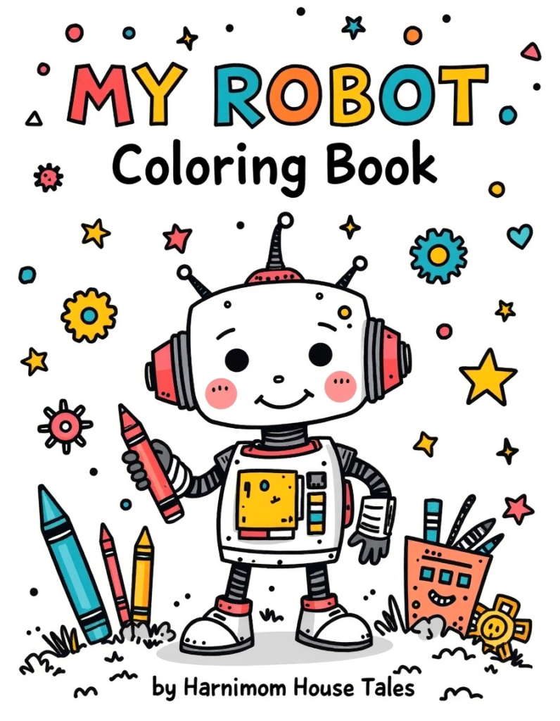 Robot Coloring Book